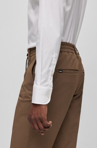 BOSS Regular Fit Hemd 'P-Hank' in Weiß