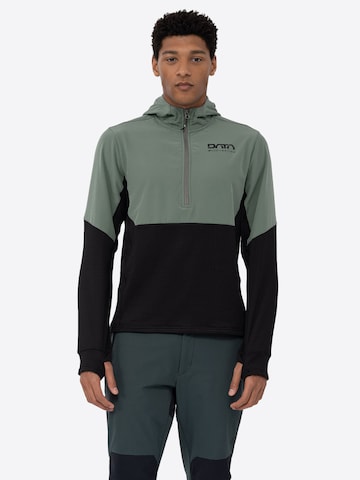 Sweat-shirt 4F en vert : devant