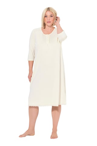 Ulla Popken Nightgown in Beige: front
