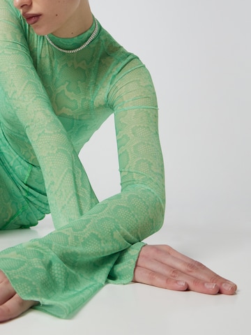 VIERVIER Shirt body 'Johanna' in Groen