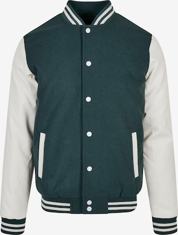 Veste mi-saison 'Oldschool' Urban Classics en vert : devant