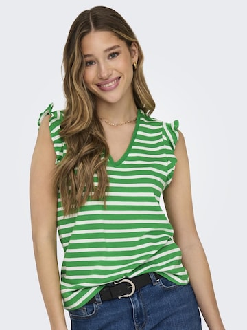 ONLY Μπλουζάκι 'May' σε πράσινο