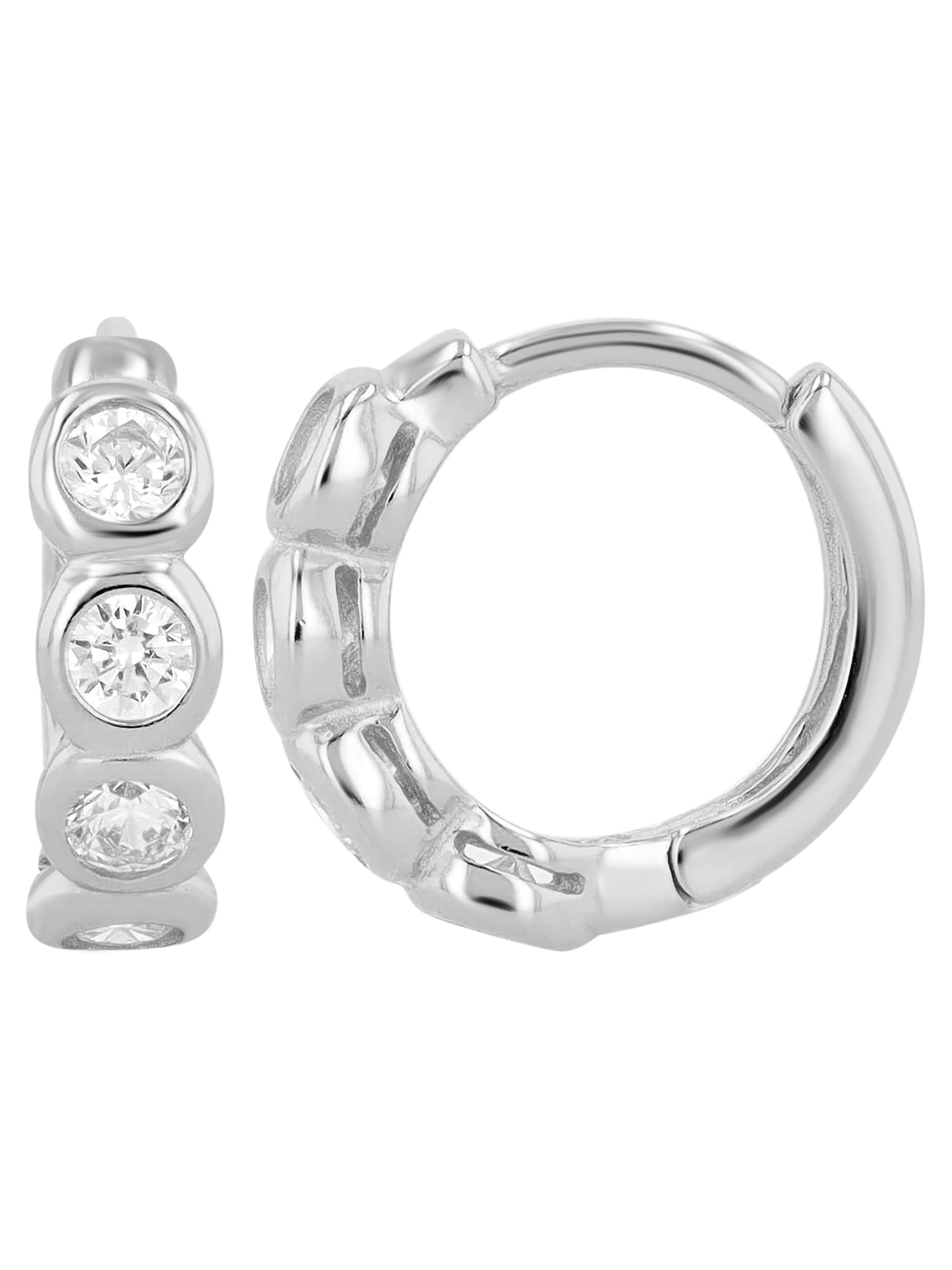Akzent Earrings 'Charlyn, 925 Sterlingsilber, langlebig' in Silver: front