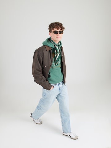 Superdry & Co Sweatshirt 'OUTDOORS MOUNTAIN' in Groen