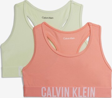 Calvin Klein Underwear Podprsenka – zelená: přední strana