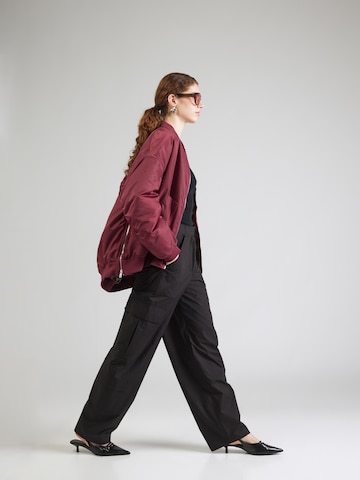 IRO Loose fit Cargo trousers in Black