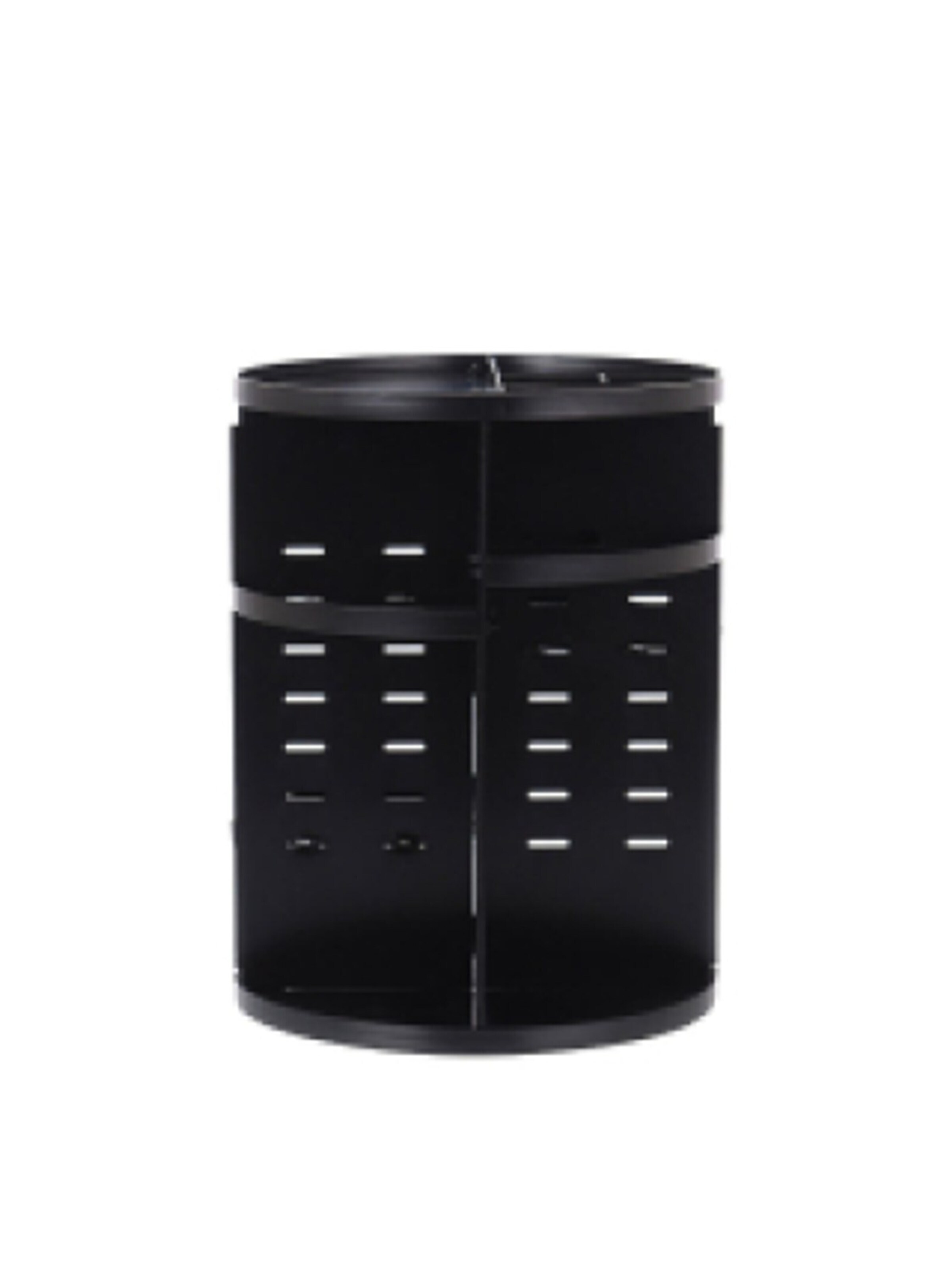 UNIQ Beauty Jewelry storage 'UNIQ 360º Rotating Cosmetic Organiser - Black' in Transparent