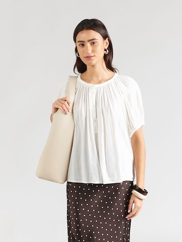 Chemisier 'POPOVER' GAP en blanc : devant