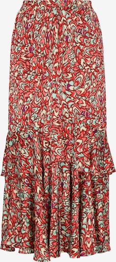 IZIA Suknja u pastelno plava / pastelno žuta / crvena / svijetlocrvena, Pregled proizvoda