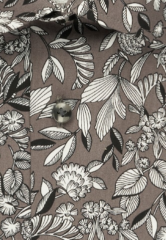 SEIDENSTICKER - Ajuste estrecho Camisa 'Shaped' en gris