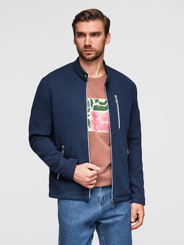 Ombre Tussenjas in Blauw: voorkant