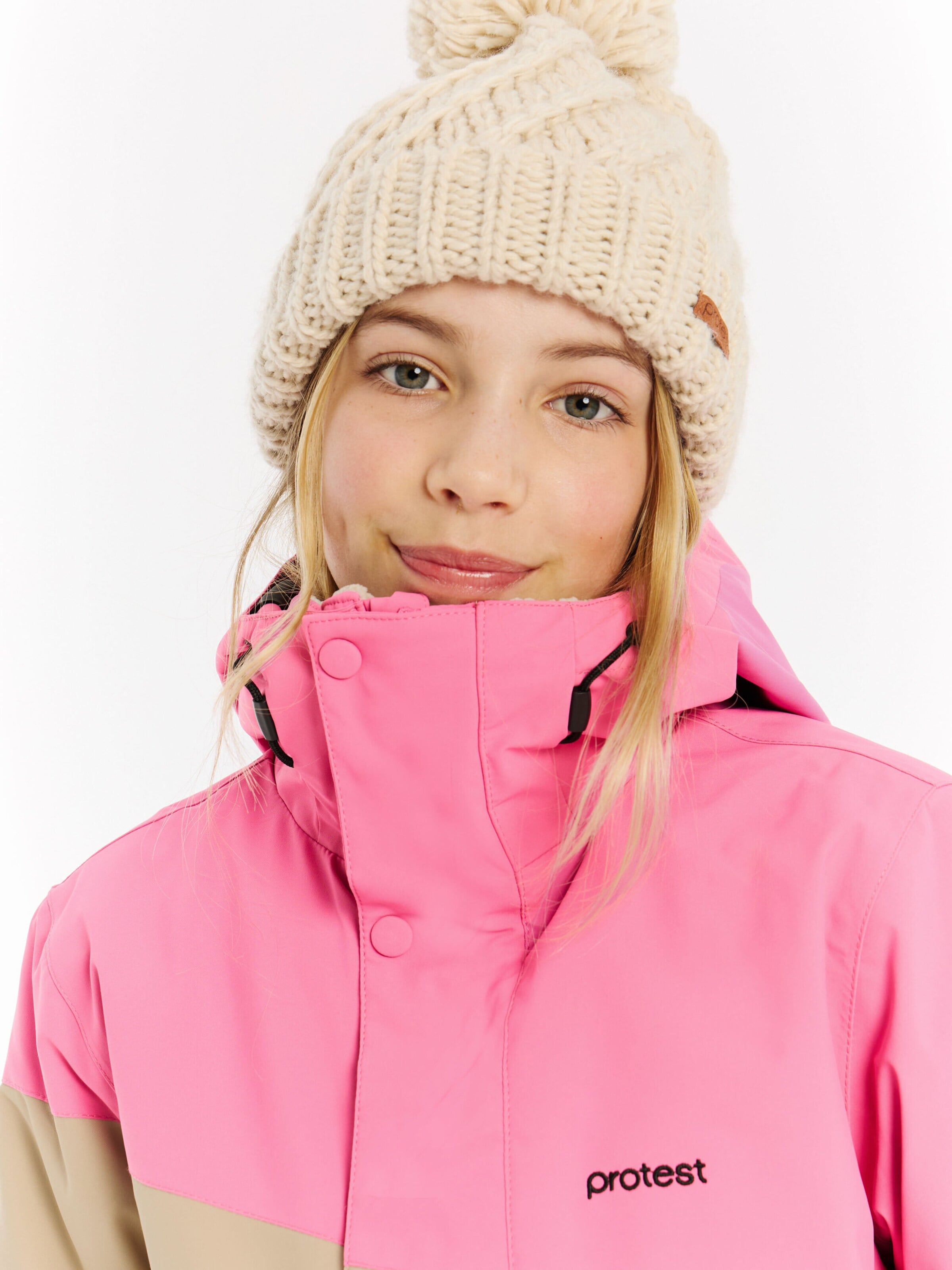 PROTEST Athletic Jacket 'PRTElodia JR' in Pink