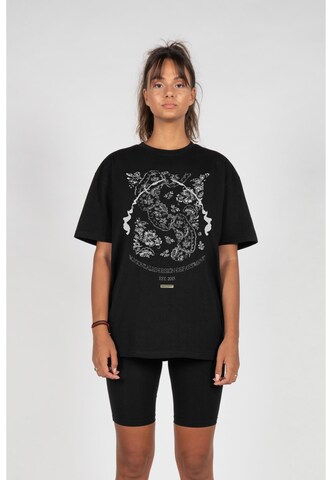 MJ Gonzales T-shirt 'Paisley' i svart: framsida