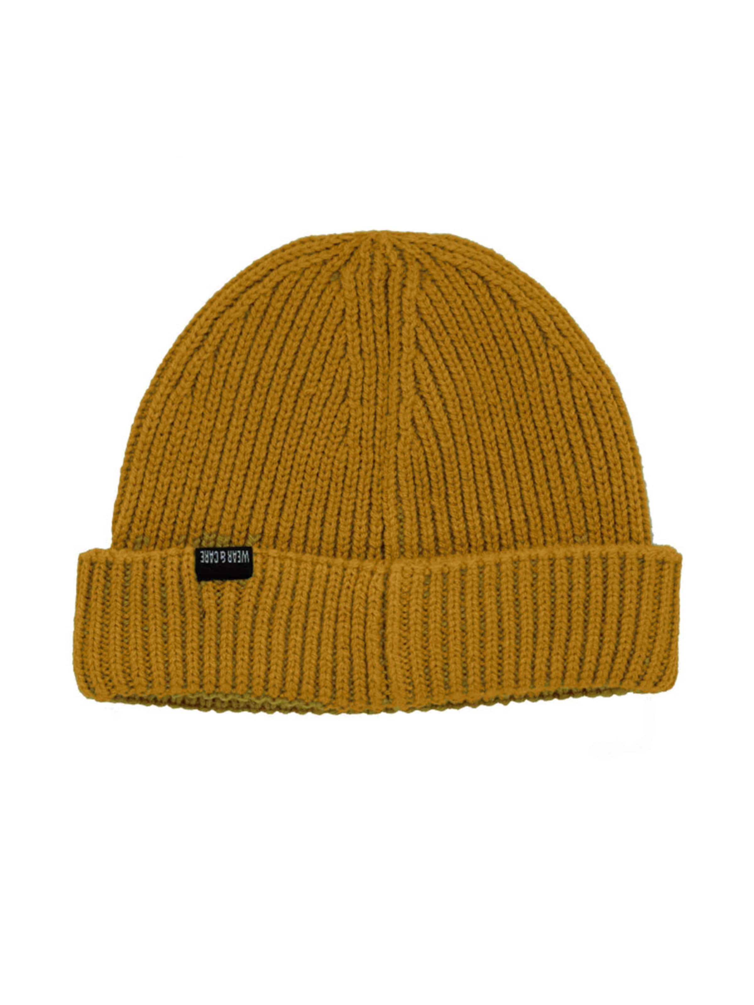 Surf Monkey Beanie in Yellow