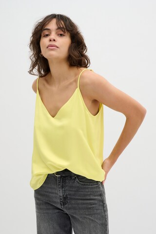 Haut 'Estelle' My Essential Wardrobe en jaune : devant