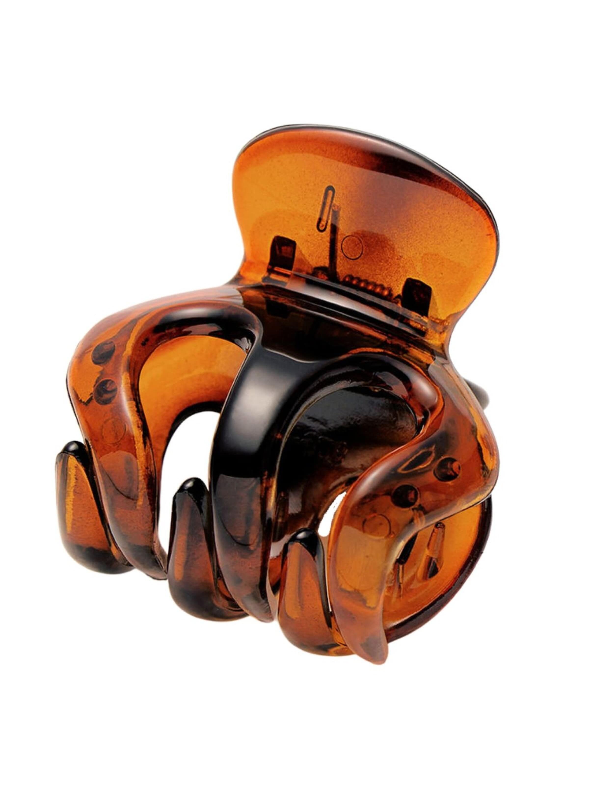 soho Hair accesoiresNakit za kosu 'Morgan Hair Claw - Brown' - smeđa boja: prednji dio