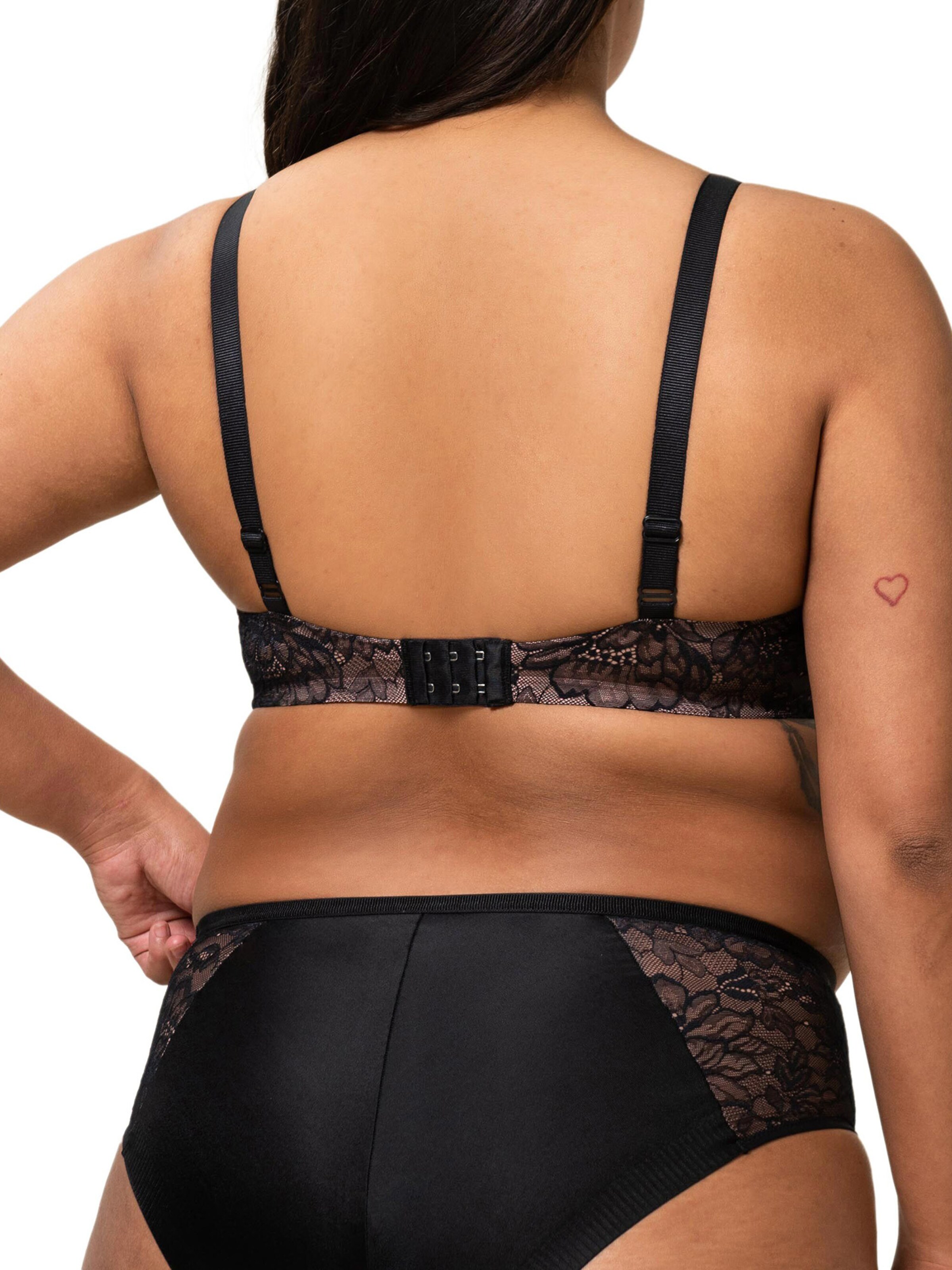 TRIUMPH T-shirt BH ' Amourette Charm ' in Zwart