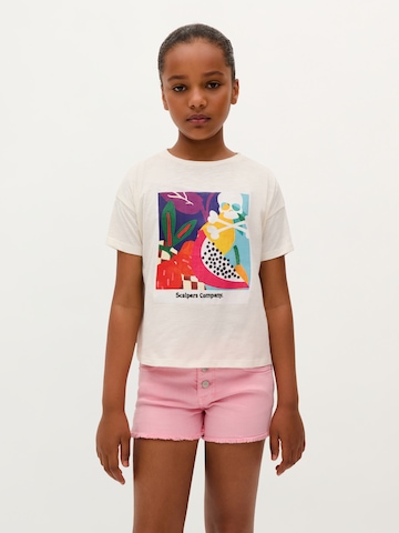 T-Shirt fonctionnel ' ' Scalpers en blanc