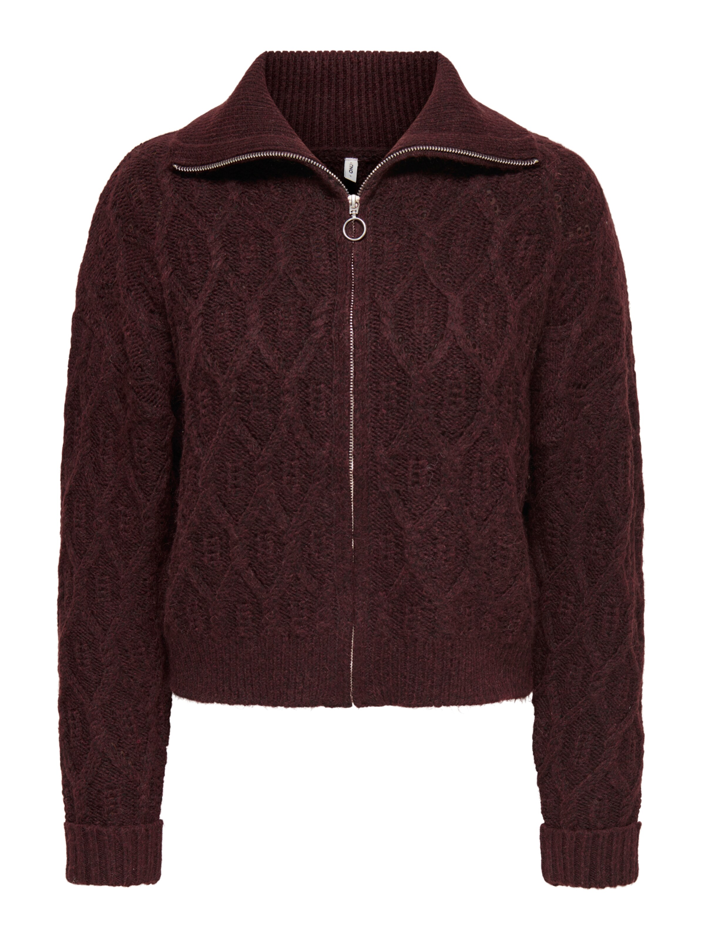 ONLY Knit cardigan 'ONLFREJA' in Brown: front