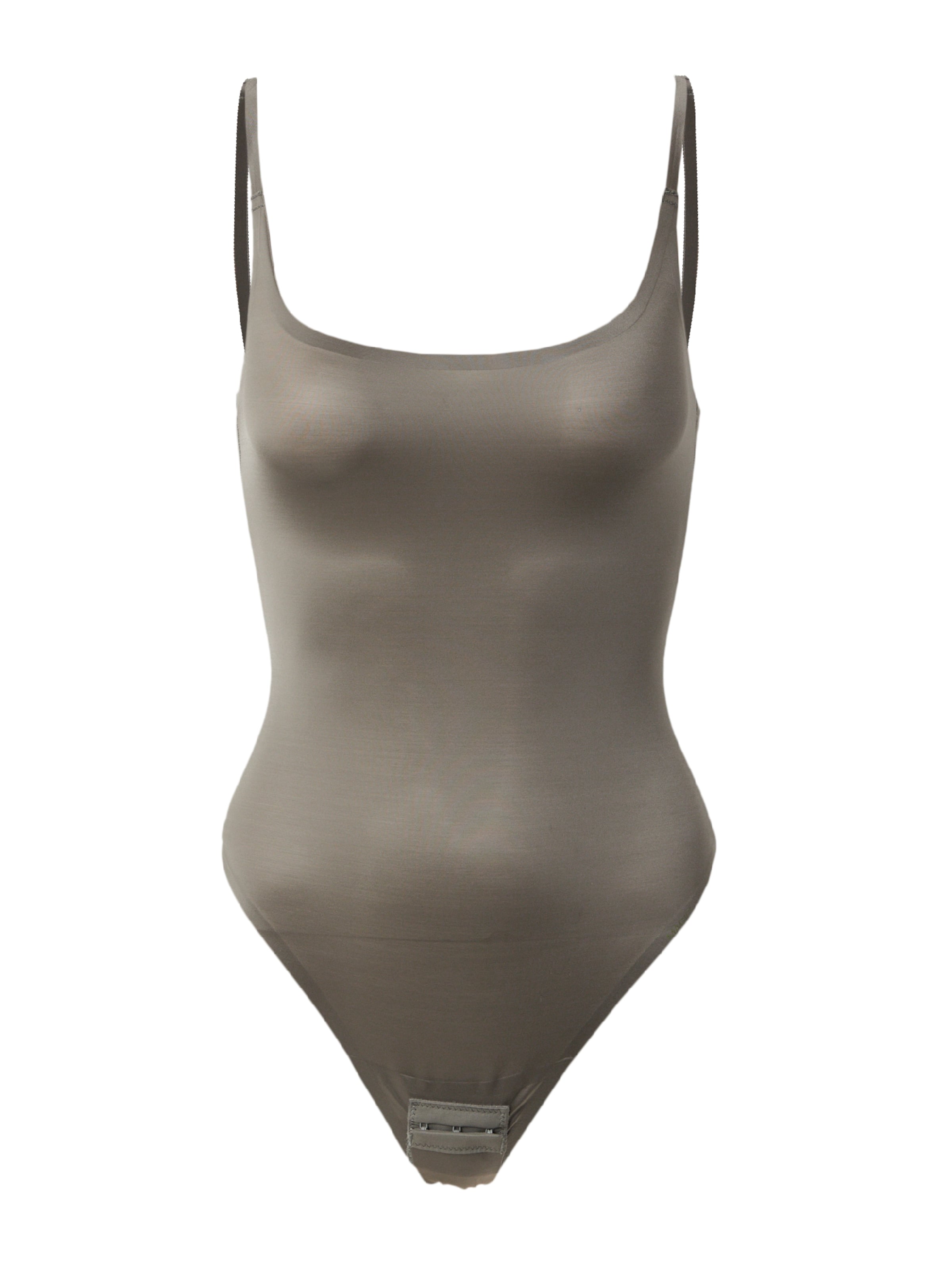 MAGIC Bodyfashion Rövid body - szürke: elől