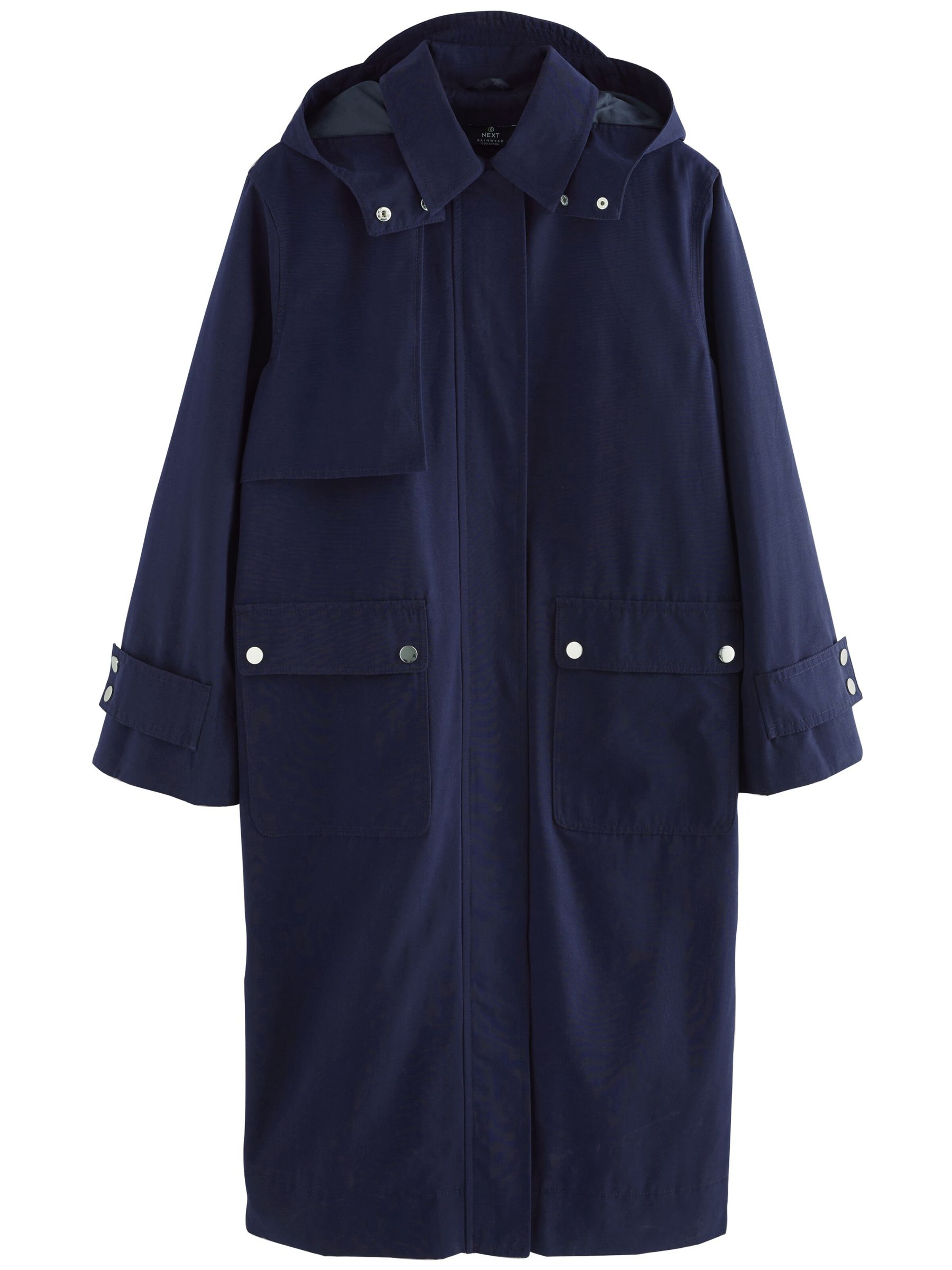 Next Přechodný kabát – modrá: přední strana