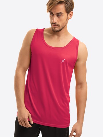 cflex Performance Shirt 'Collection' in Red: front