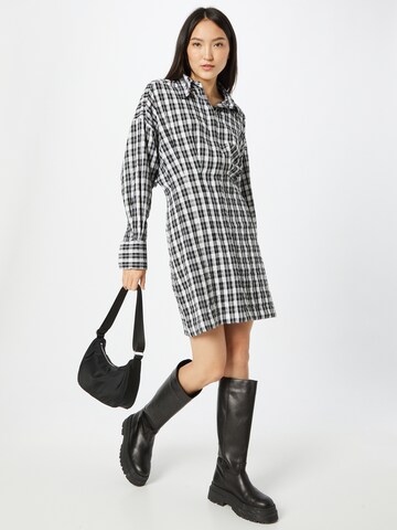 Gina Tricot Shirt Dress 'Loana' in Black