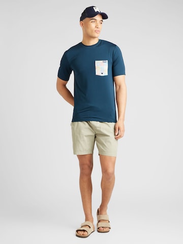 BILLABONG Funkčné tričko 'TEAM' - Modrá