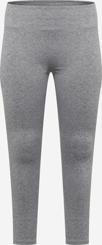 ONLY PLAY Skinny Workout Pants 'IVY' in Grey: front