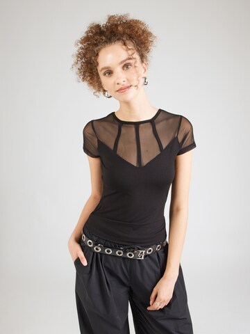 juoda ABOUT YOU Marškinėliai 'Piper': priekis