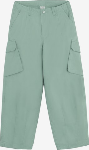 Cool Club Wide Leg Housut värissä vihreä: etupuoli