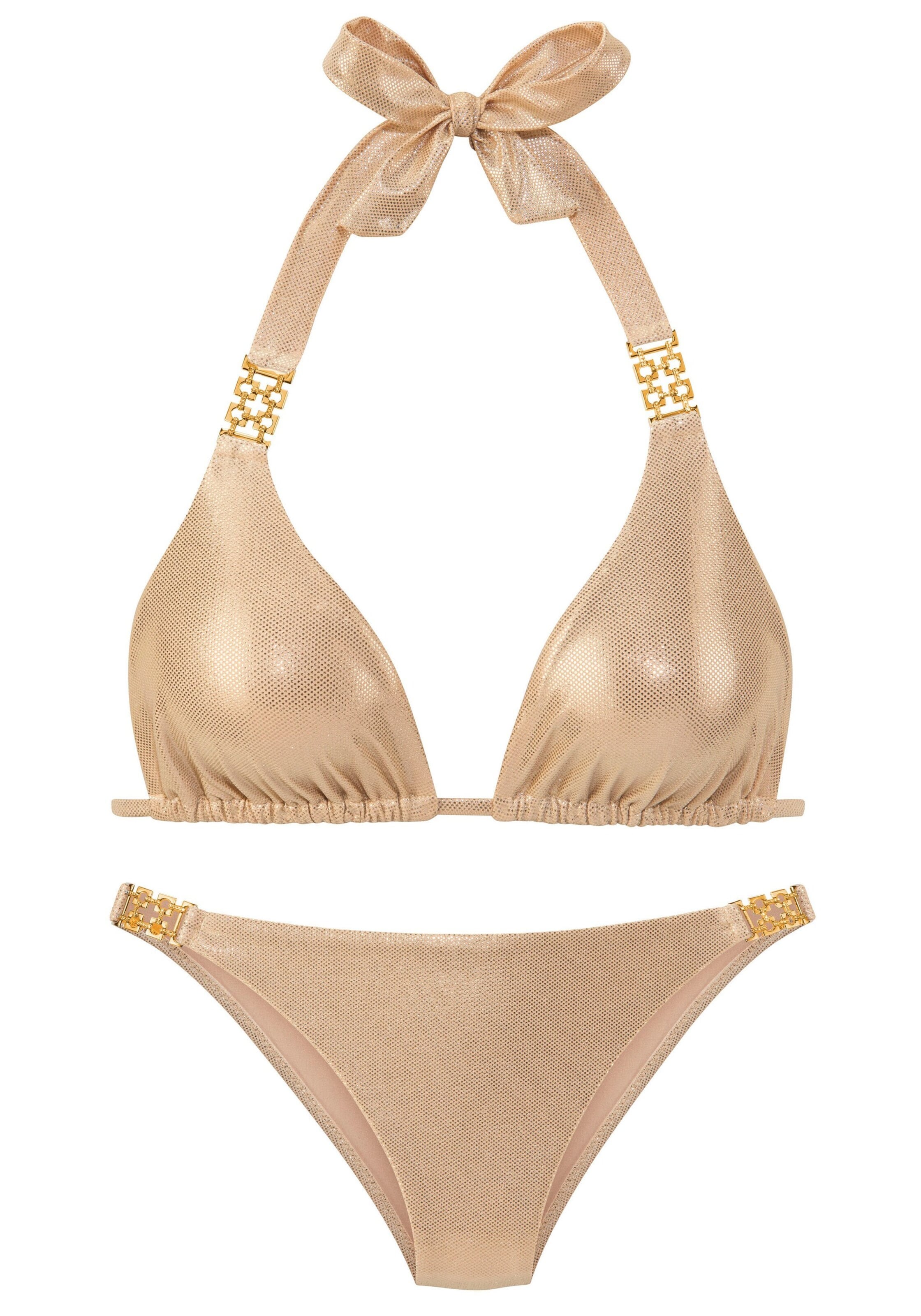 Triangle Bikini LASCANA en or : devant