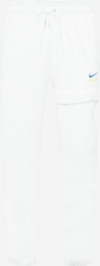 Nike Sportswear Pantalon en bleu / jaune / blanc, Vue avec produit