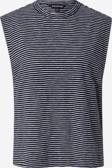 Top Whistles pe bleumarin / alb, Vizualizare produs