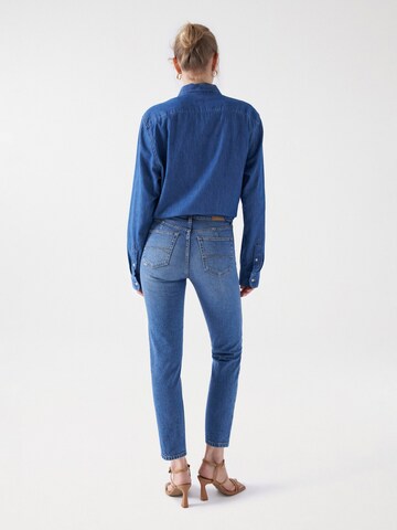 Coupe slim Jean Salsa Jeans en bleu