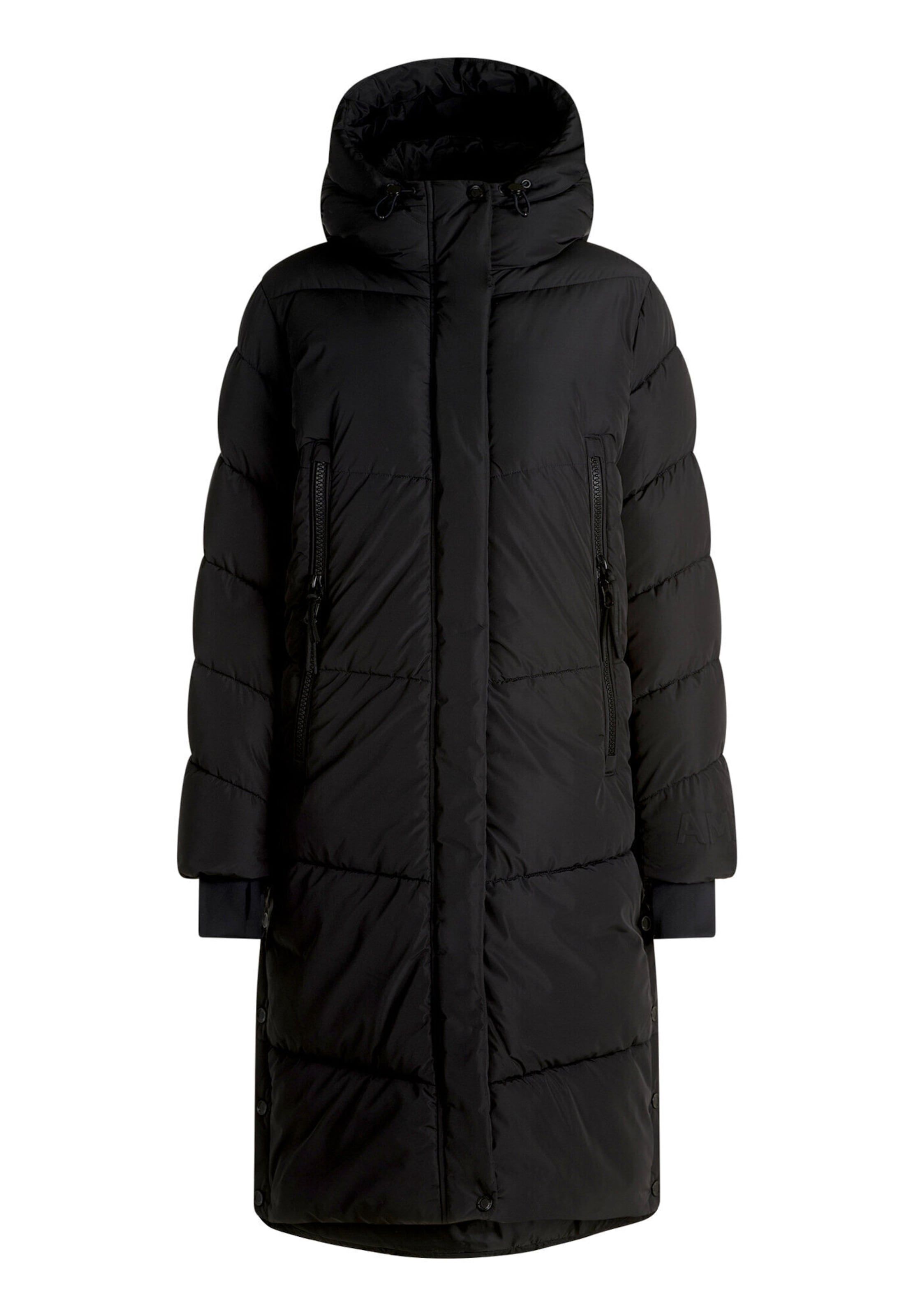 Manteau d’hiver Amber & June en noir : devant