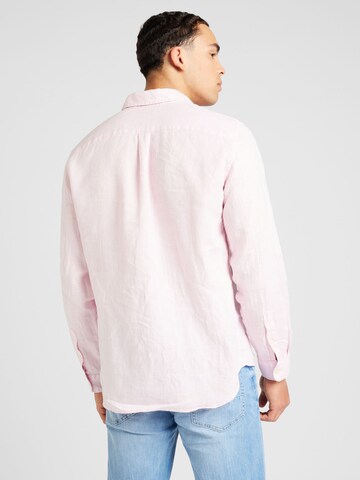 GAP Regular fit Button Up Shirt in Pink