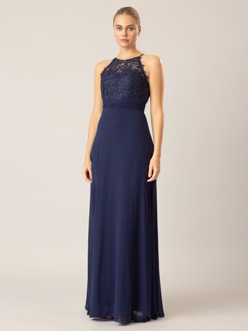 APART Evening Dress in Blue: front