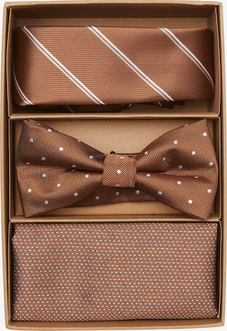 JACK & JONES Krawat w kolorze brązowy: przód