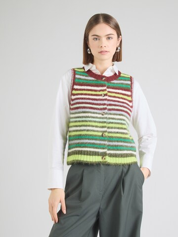 TOPSHOP Mellény 'SCARO' - barna: elől