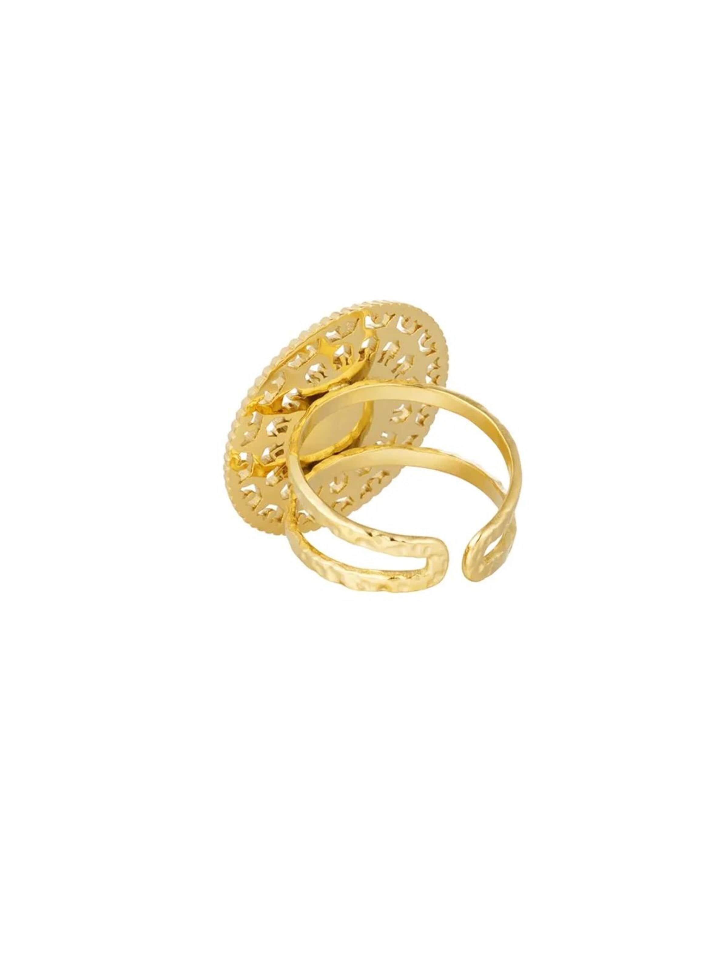 ETNÉE - Anillo 'Rosone' en oro
