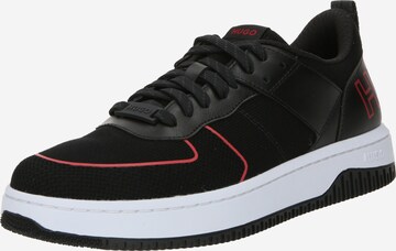 Sneaker low 'Kilian Tenn' de la HUGO pe negru: față