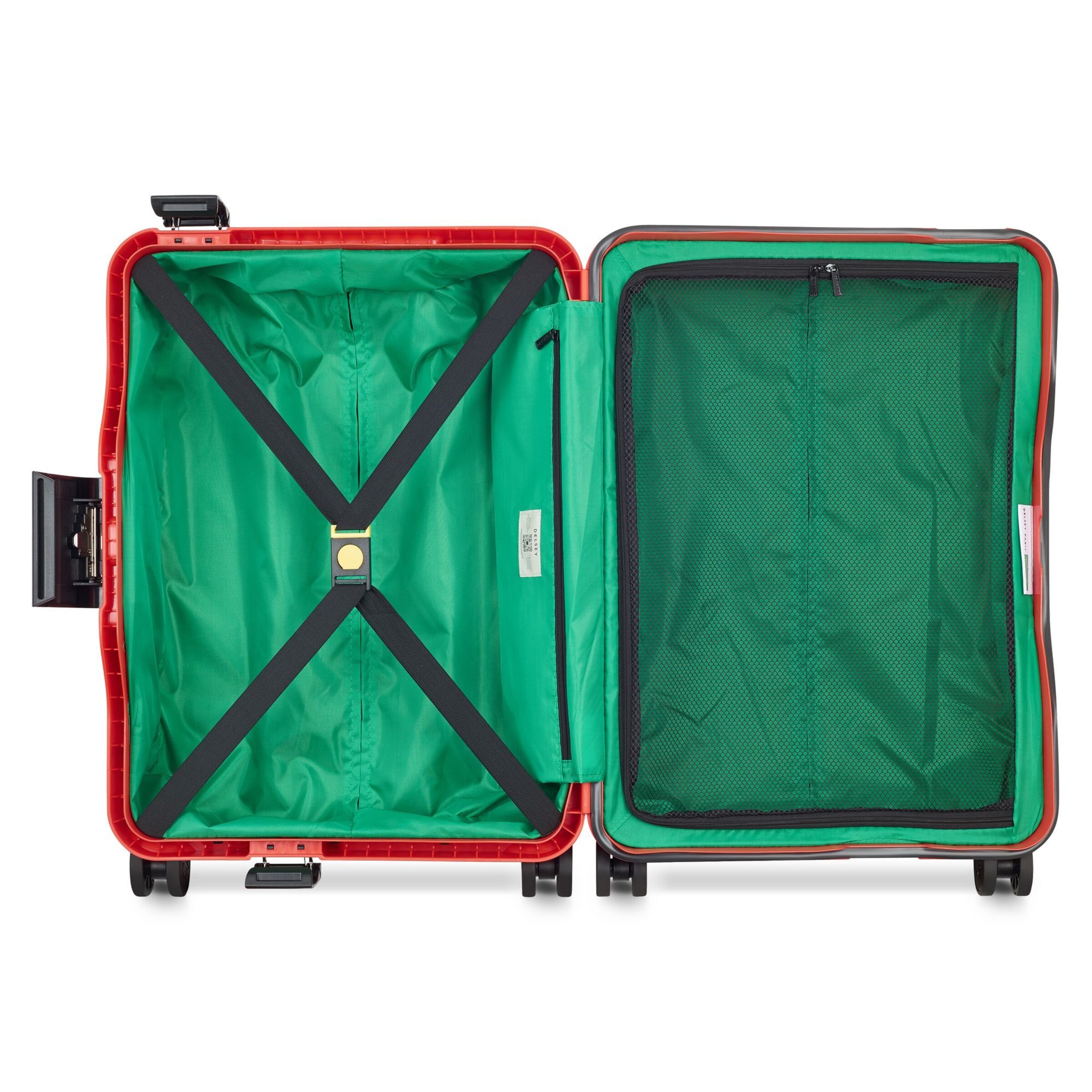 Delsey Paris Trolley 'United Colors of Benetton' in Rood