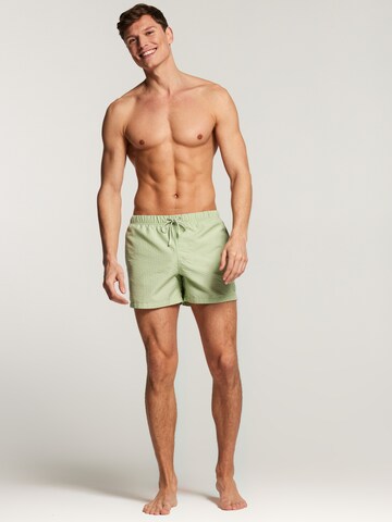 Shiwi Swimming shorts 'SEERSUCKER' in Green