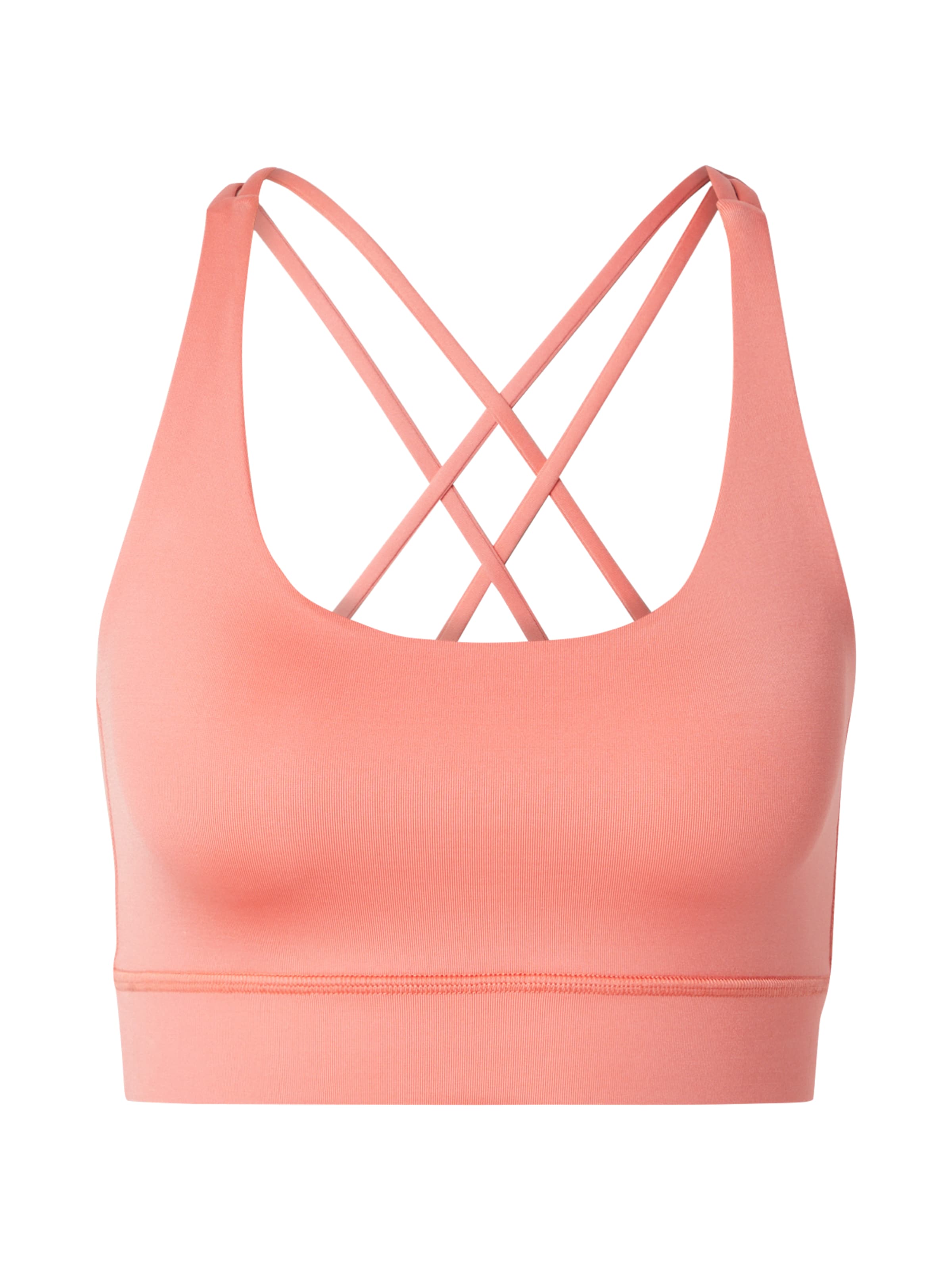 Hey Honey Õlapaelteta topp Spordirinnahoidja, värv oranž: eest vaates