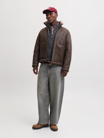 JACK & JONES Sveter 'JORFREDERIKSBERG OLLIE' - Čierna