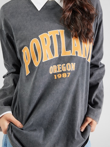 TOPSHOP Shirt 'Portland' in Grau