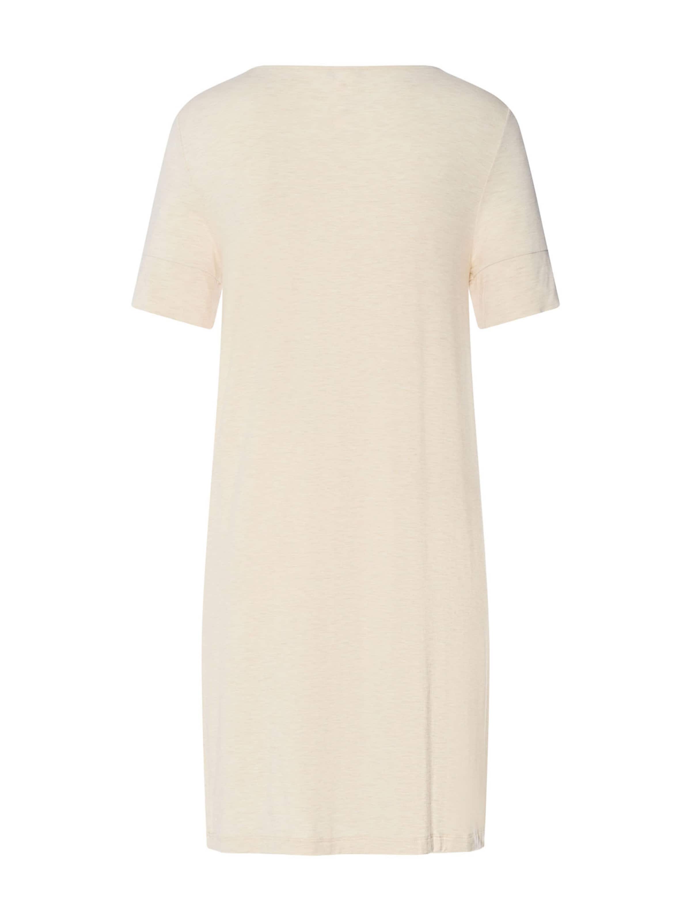 Hanro Nachthemd ' Natural Elegance ' in Beige