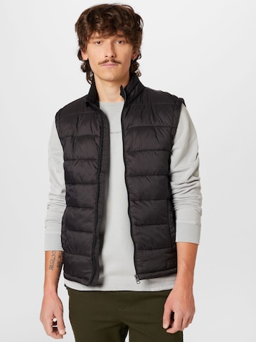 Gilet 'Cole' !Solid en noir : devant