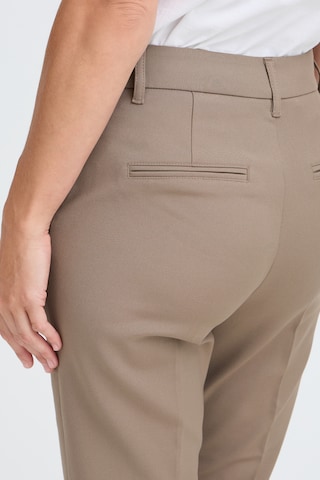 PULZ Jeans Regular Stoffhose ' PZBindy ' in Beige